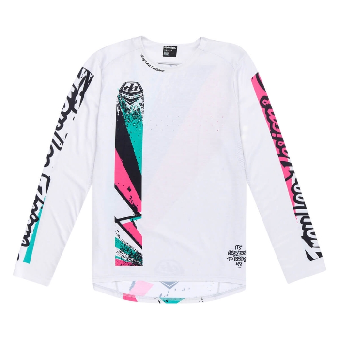 TROY LEE DESIGNS SPRINT JERSEY FULL PULL CHALK L