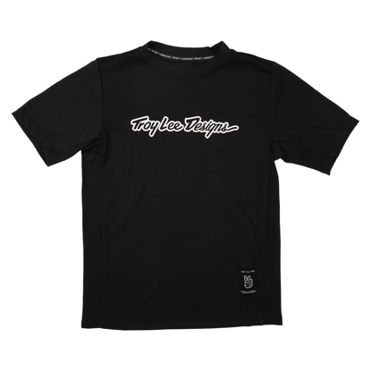 TROY LEE DESIGNS YOUTH SKYLINE RIDE SHORT SLEEVE TEE SIGNATURE BLACK M