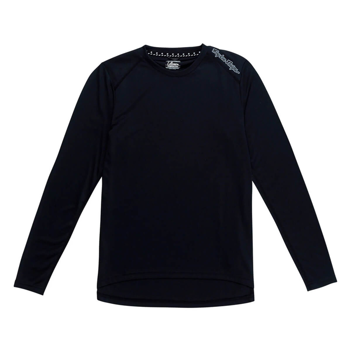 TROY LEE DESIGNS WOMENS LILIUM LS JERSEY MONO BLACK XS