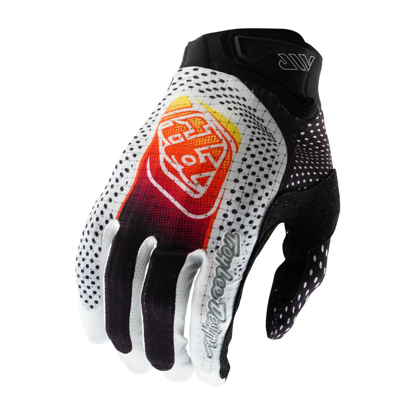 TROY LEE DESIGNS AIR GLOVE OPTIC WHITE / BLACK L