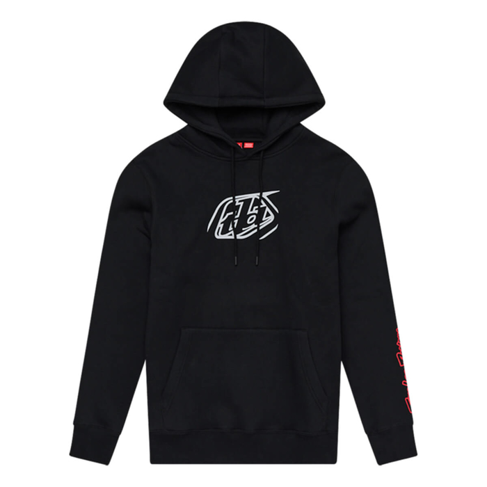 TROY LEE DESIGNS BADGE PULLOVER HOODIE BADGE BLACK M