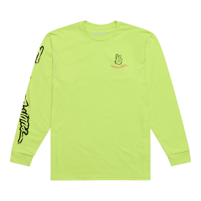 TROY LEE DESIGNS PEACE OUT LONG SLEEVE PEACE OUT GLO YELLOW M