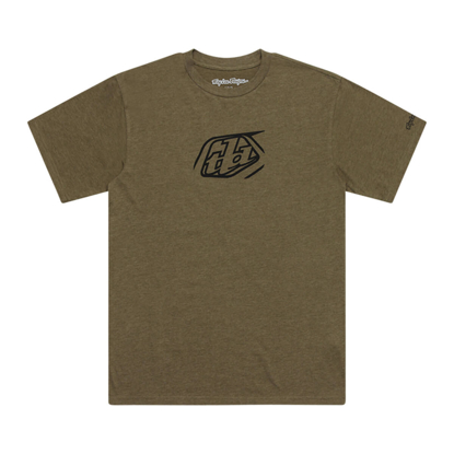 TROY LEE DESIGNS BADGE T-SHIRT BADGE OLIVE HEATHER M