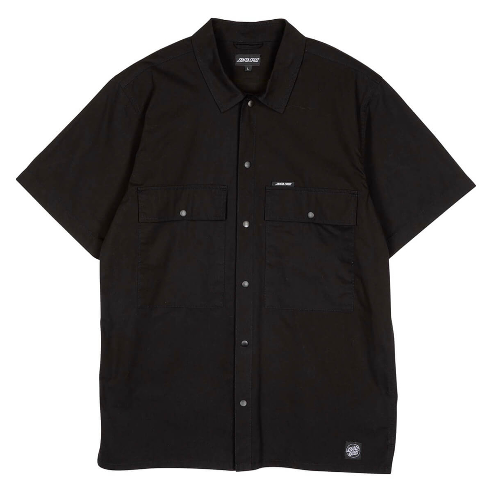 SANTA CRUZ SERVICE SHIRT BLACK M