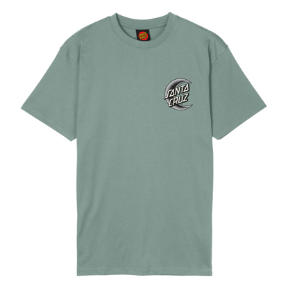 SANTA CRUZ CRESCENT MOON CHEST T-SHIRT MOON ROCK S