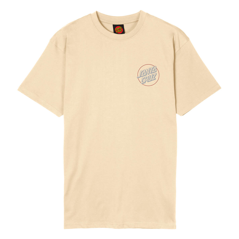 SANTA CRUZ WOOTEN DUO T-SHIRT VANILLA M