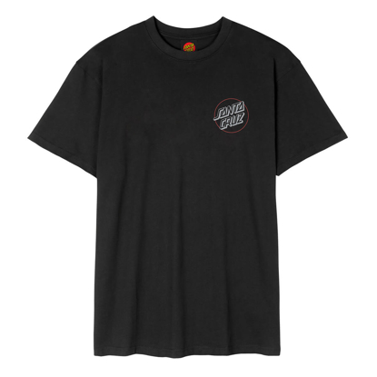 SANTA CRUZ WOOTEN DUO T-SHIRT BLACK S