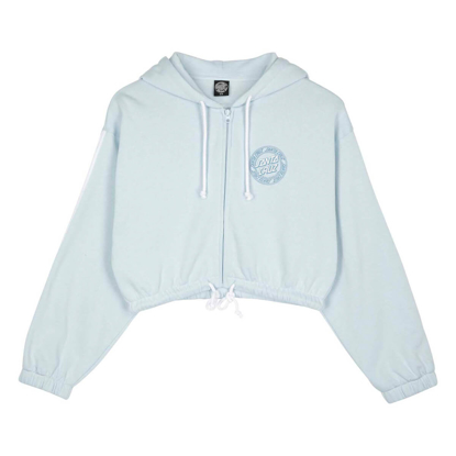 SANTA CRUZ CHECK OUTLINE RINGED DOT ZIP FRESH BLUE 6