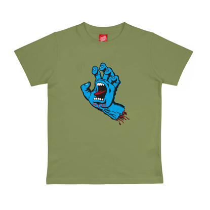 SANTA CRUZ YOUTH SCREAMING HAND T-SHIRT IGUANA 8. 06. 2025