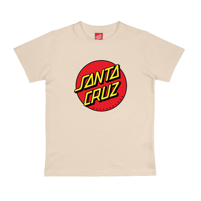 SANTA CRUZ YOUTH CLASSIC DOT T-SHIRT CHALK 14. 12. 2025