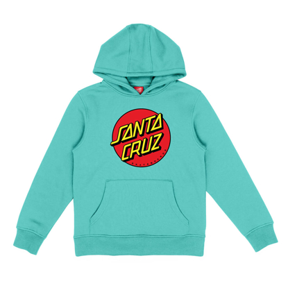 SANTA CRUZ YOUTH CLASSIC DOT HOOD POOL BLUE 8. 06. 2025