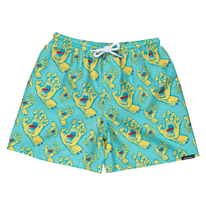 SANTA CRUZ YOUTH HANDS ALL OVER SWIMSHORT POOL BLUE 8. 06. 2025