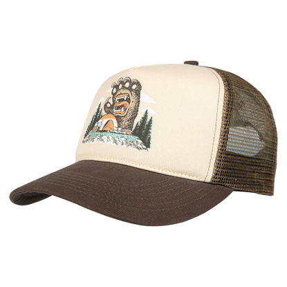 SANTA CRUZ SCREAMING GRIZZLY MESHBACK BROWN/TAN UNI