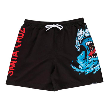 SANTA CRUZ YOUTH SCREAMING HAND SWIMSHORT BLACK 10. 08. 2025