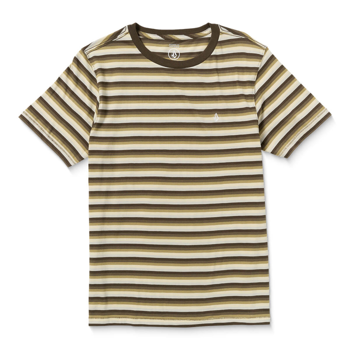 VOLCOM LEVEL STONE CREW T-SHIRT WREN M