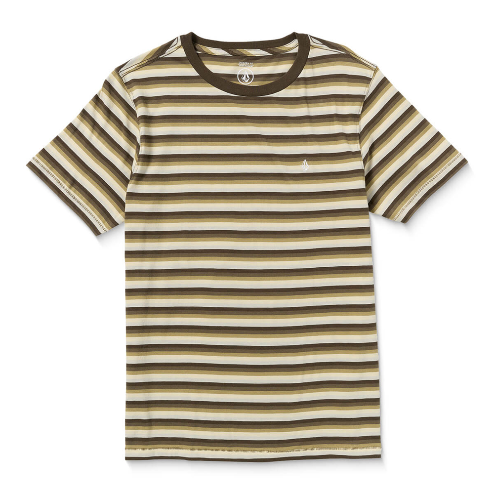 VOLCOM LEVEL STONE CREW T-SHIRT WREN XL