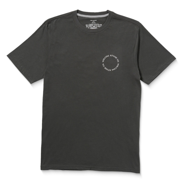 VOLCOM JAM PLANET T-SHIRT STEALTH L