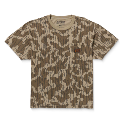 VOLCOM VOLCOGNITO T-SHIRT BRINDLE M