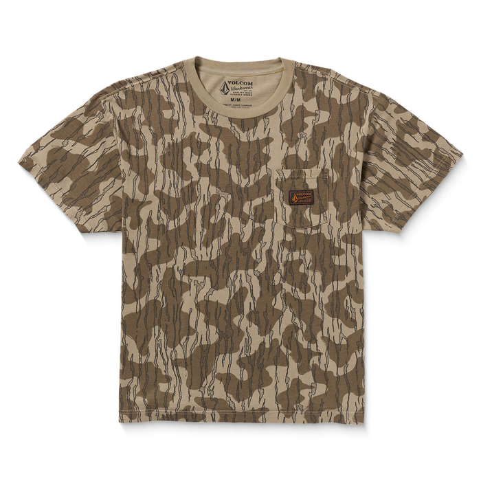 VOLCOM VOLCOGNITO T-SHIRT BRINDLE L