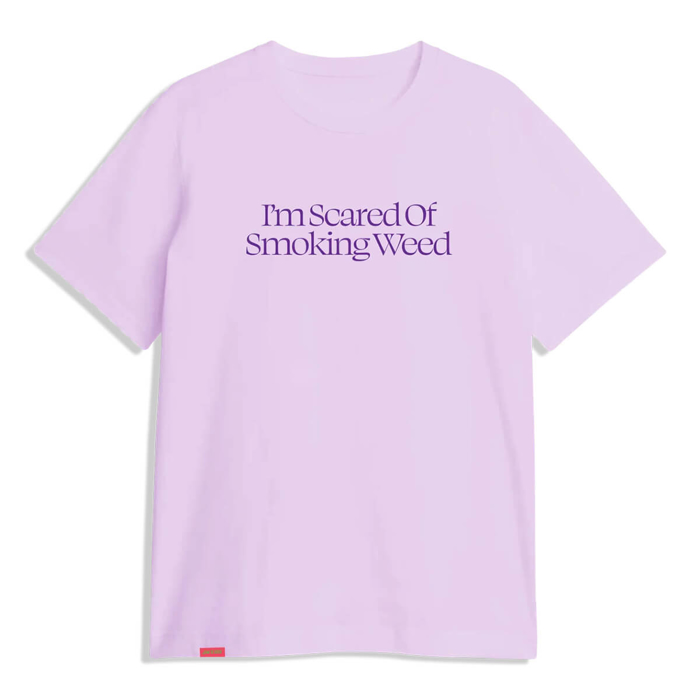 JACUZZI SCARED WEED S/S PREMIUM TEE LAVENDER S