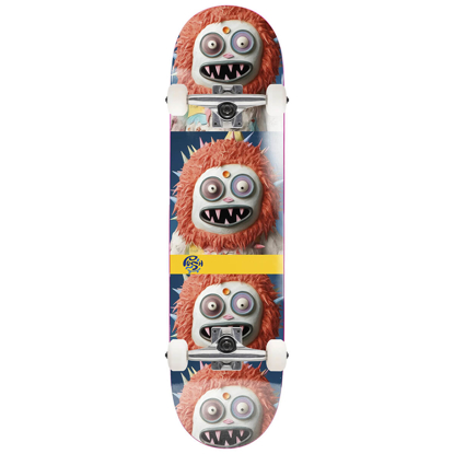 PUSH SKATEBOARDING FROSTY FP COMPLETE 8.25" COMPLETE RED/BLUE 8.25"