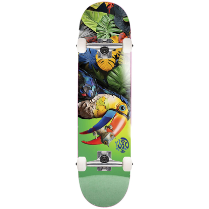 PUSH SKATEBOARDING TOUCAN FP COMPLETE 8.0" COMPLETE GREEN 8.0"