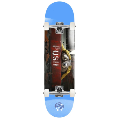PUSH SKATEBOARDING CURBIE FP COMPLETE 7.0" COMPLETE BLUE 7.0"