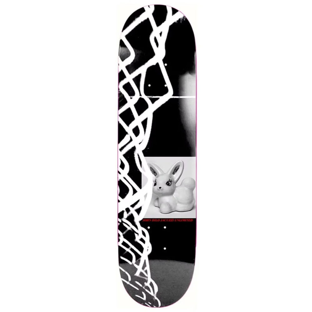 JACUZZI JOHN DILO NO FEAR 8.5" DECK BLACK 8.5"
