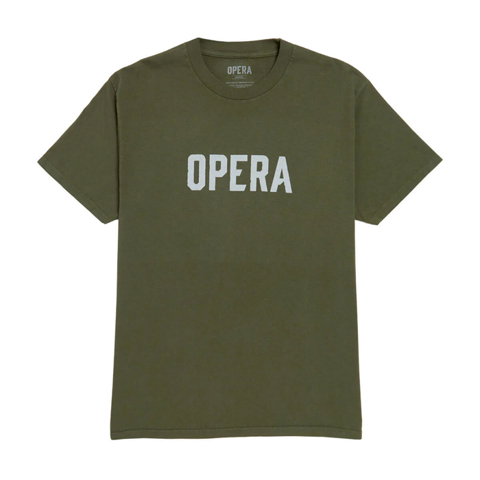 OPERA OPERA FONT PREMIUM T-SHIRT MILITARY GREEN XL