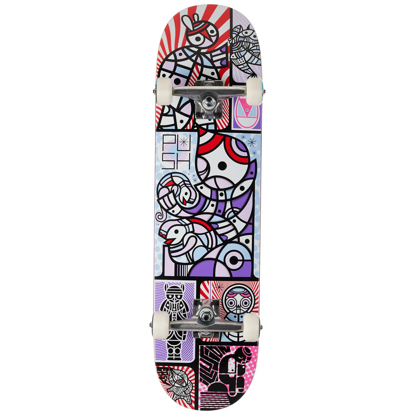 PUSH SKATEBOARDING  DON PENDLETON COLLAGE GUEST 8.25" COMPLETE MULTI 8.25"