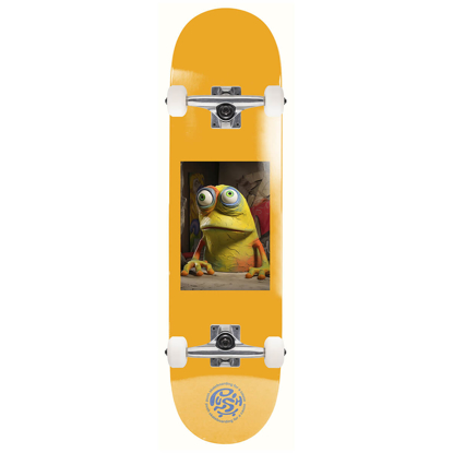 PUSH SKATEBOARDING CREATURE FP COMPLETE 7.75" COMPLETE ORANGE 7.75"
