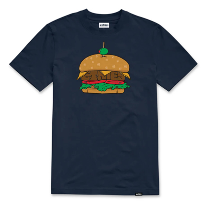 ETNIES ETNIES BURGER TEE NAVY XXL
