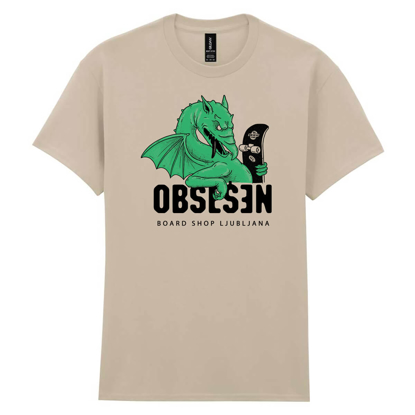 OBSESSION DRAGON BRIDGE T-SHIRT SAND S