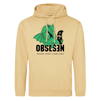 OBSESSION DRAGON BRIDGE PULLOVER HOODIE SAND L