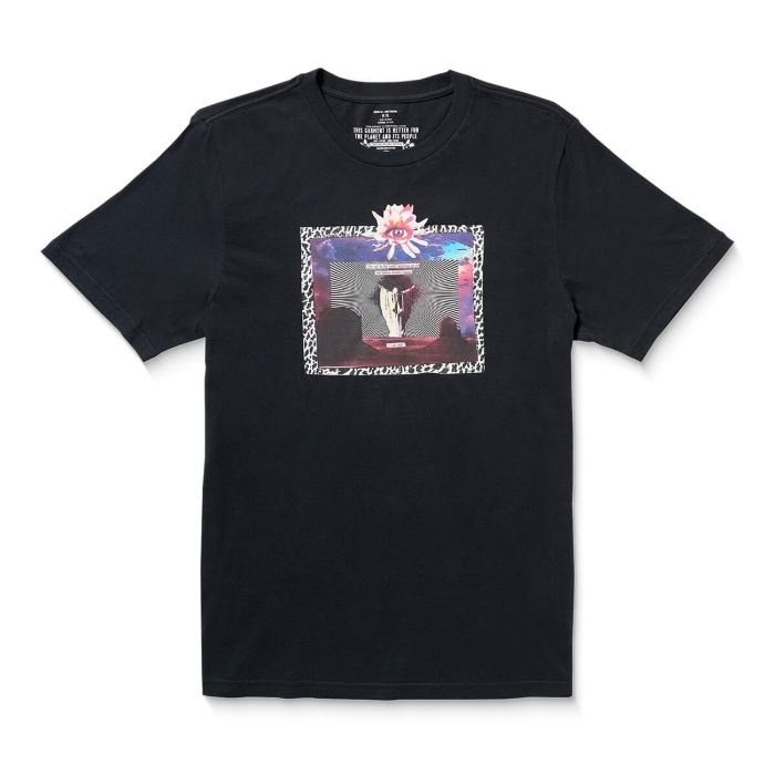 VOLCOM EYECANSEE T-SHIRT ANTIQUE BLACK M