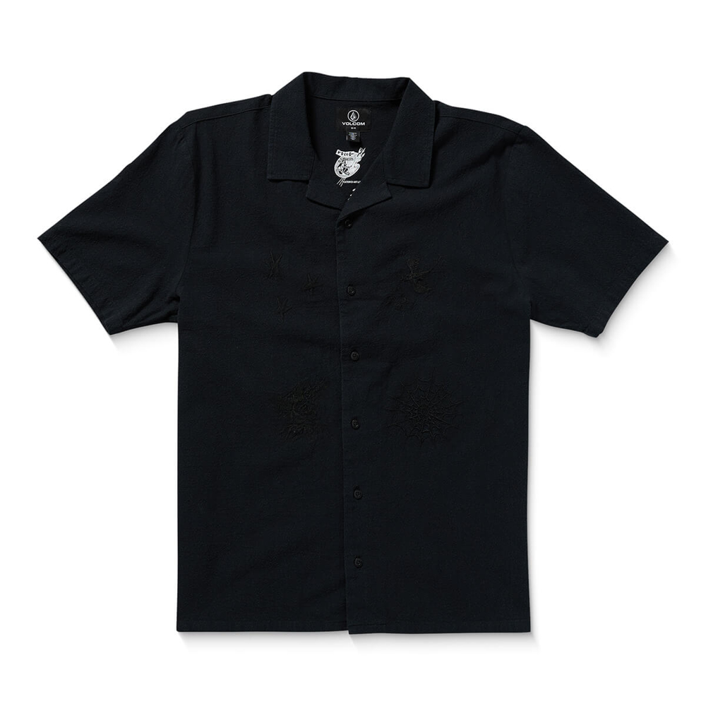 VOLCOM FA SETH CONBOY WOVEN SHIRT BLACK S
