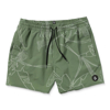 VOLCOM LIDO PRINT TRUNK 16" LIGHT OLIVE L