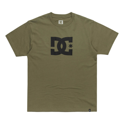 DC DC STAR T-SHIRT DEEP LICHEN GREEN L