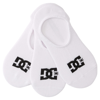 DC LINER SOCKS (3-PACK) SNOW WHITE UNI