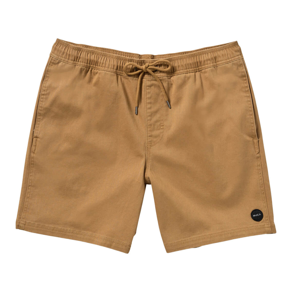 RVCA ESCAPE ELASTIC SHORT CAMEL L