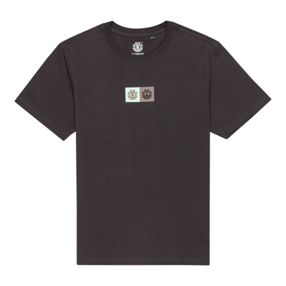 ELEMENT DUAL T-SHIRT OFF BLACK M