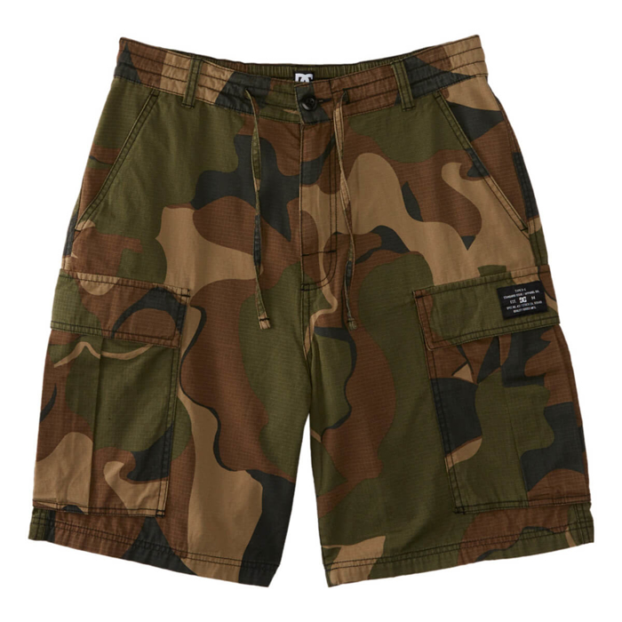 DC TUNDRA CARGO SHORT ABSTRACT CAMO L