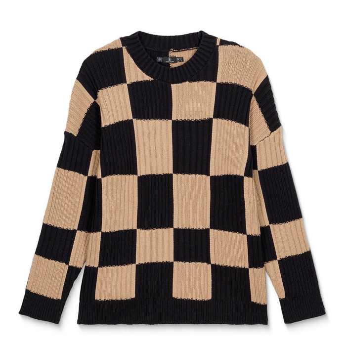 VOLCOM TRIPNOTIC SWEATER BLACK COMBO XS