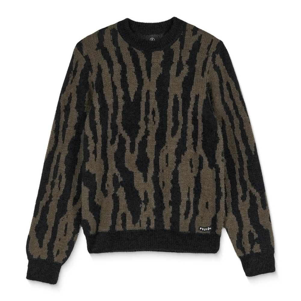 VOLCOM WAZERMOON SWEATER BLACK M