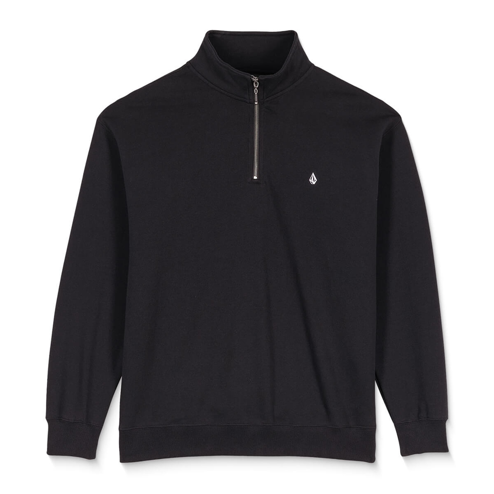 VOLCOM SINGLE STONE QUARTER ZIP BLACK S