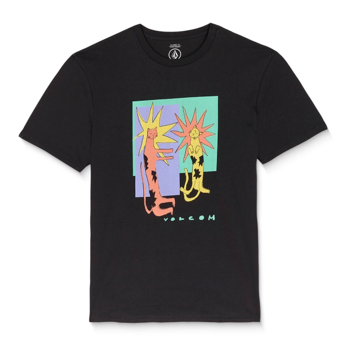 VOLCOM LONGO CATS BSC T-SHIRT BLACK M