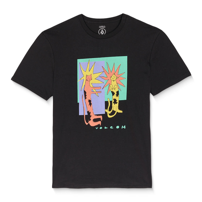 VOLCOM LONGO CATS BSC T-SHIRT BLACK XL