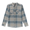 VOLCOM NETASTONE FLANNEL LONG-SLEEVE SHIRT DARK SLATE L