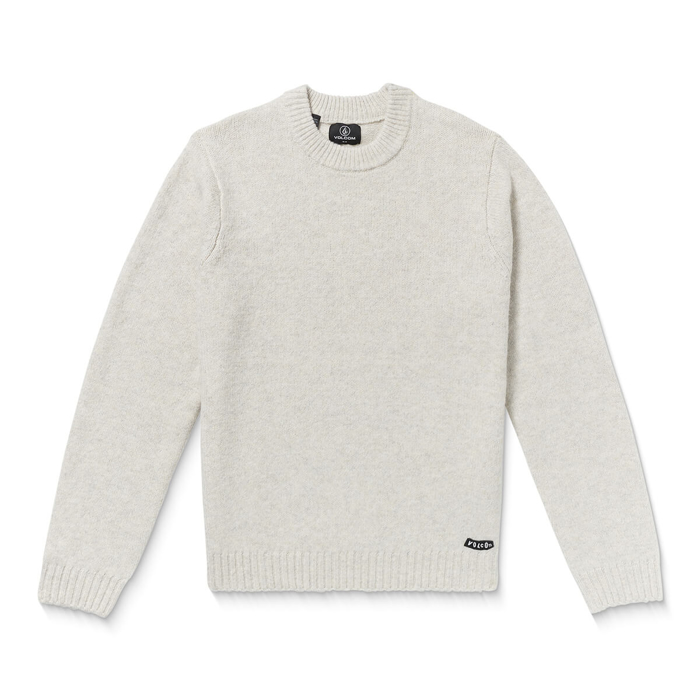 VOLCOM EDMONDER II SWEATER DIRTY WHITE M