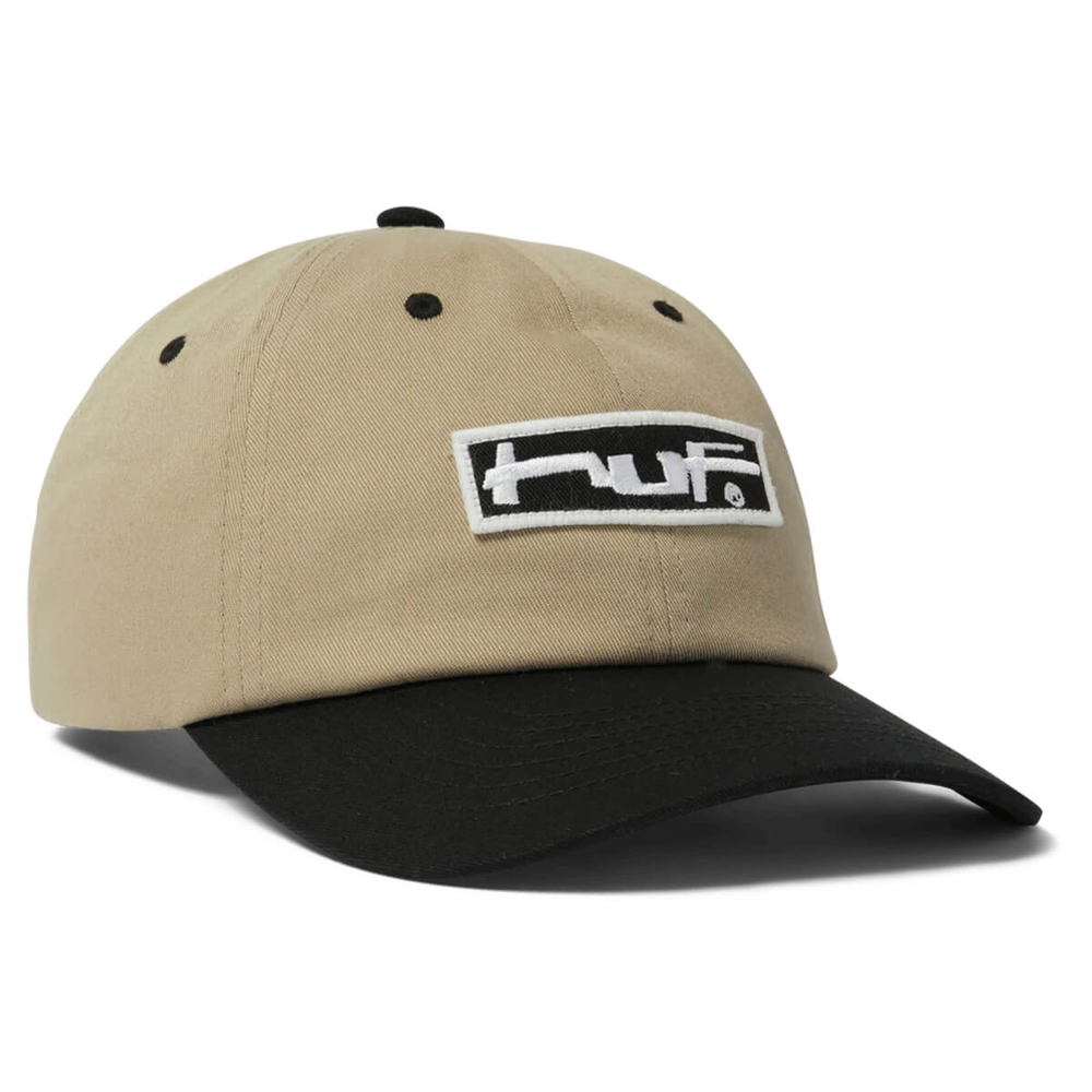 HUF STRETCH LOGO 6 PANEL CV HAT CLAY UNI